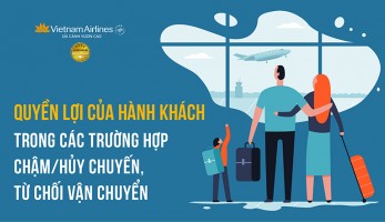 Quyền lợi của hành khách trong các trường hợp chậm/huỷ chuyến và từ chối vận chuyển