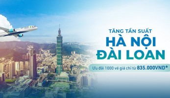 Tăng tần suất Hà Nội – Đài Bắc