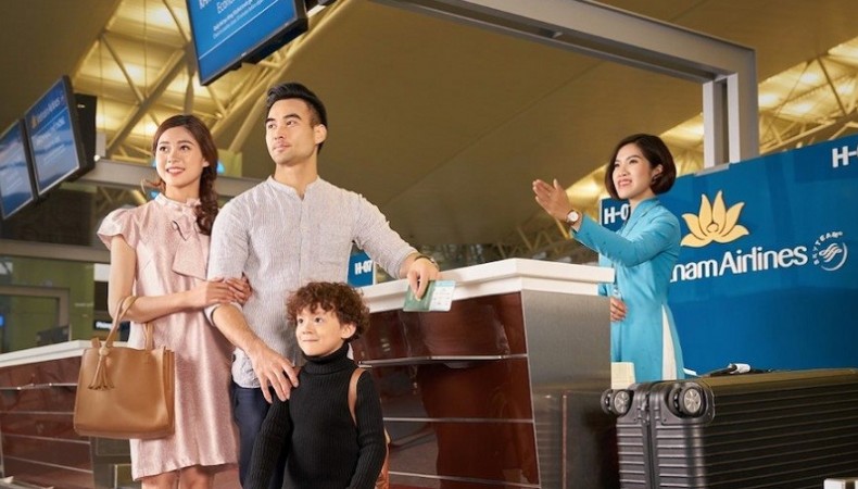 Vietnam Airlines mở quầy thủ tục, cửa lên máy bay riêng cho khách bay giữa  Hà Nội và TP Hồ Chí Minh