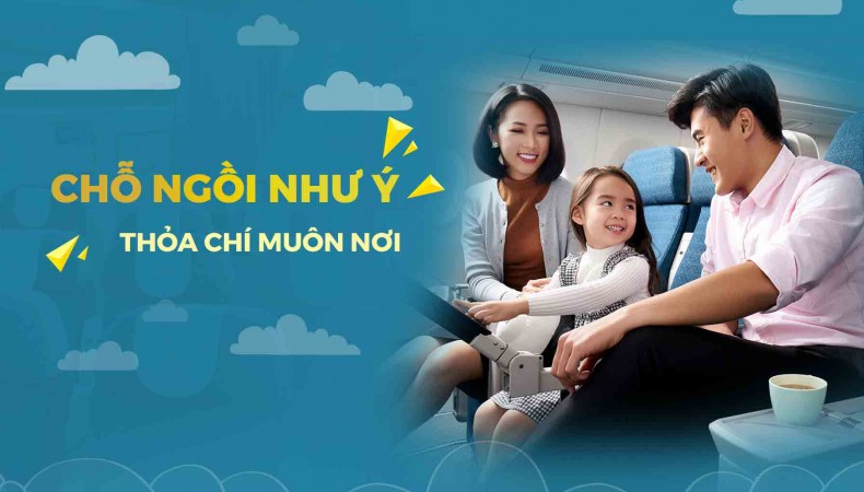 Lựa chọn ghế ngồi trên máy bay trước